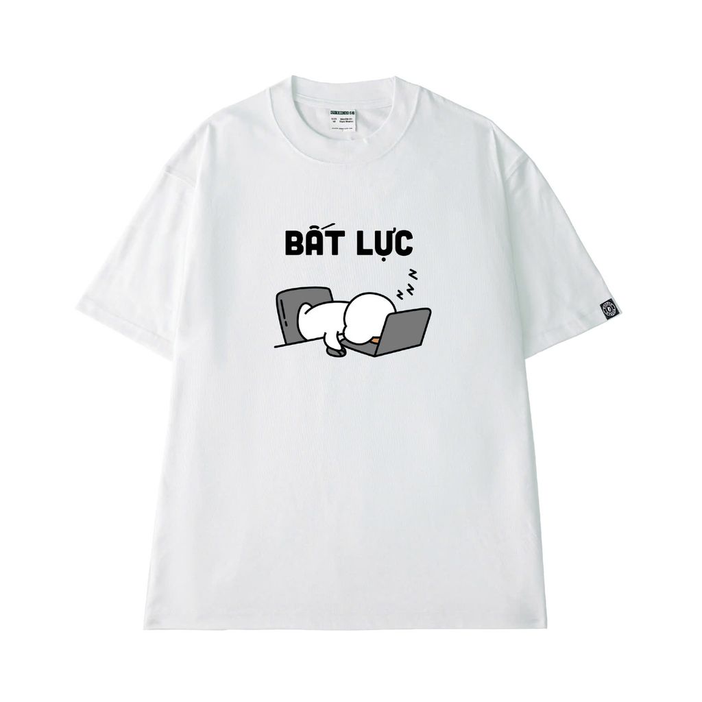 Áo T-shirt Cotton Nam Nữ Vịt Bất Lực - O1A125