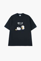 Áo Thun Unisex Đô 1 Ly, Cotton -  O1A132