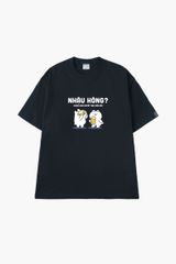 Áo Thun Unisex Gấu Hỏi Nhậu Hông, Cotton - O1A131