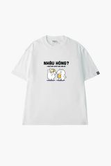 Áo Thun Unisex Gấu Hỏi Nhậu Hông, Cotton - O1A131