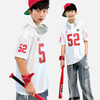 Áo thun Jersey Bé Trai/Bé Gái 6–12 tuổi -  Form năng động, chất cotton thoáng mát I Số 52 01 Clever Kids