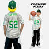 Áo thun Jersey Bé Trai/Bé Gái 6–12 tuổi -  Form năng động, chất cotton thoáng mát I Số 52 01 Clever Kids