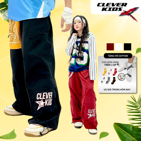  QUẦN DÙ 6 TÚI STAR CLEVER KIDS 
