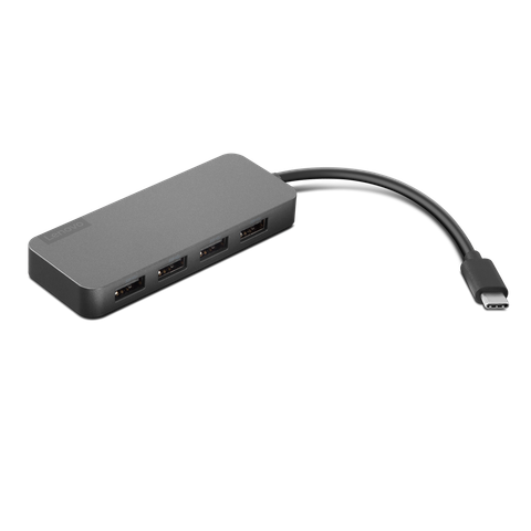 Lenovo USB-C to 4 Port USB-A Hub - 4X90X21427