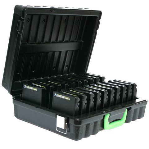 Turtle Case 3592/T10000-20 Black, Molded Slots 20 capacity