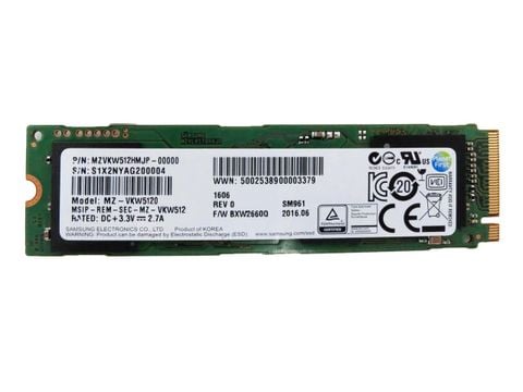 Lenovo ThinkPad 512GB M2 2280 Solid State Drive- 4XB0F86400
