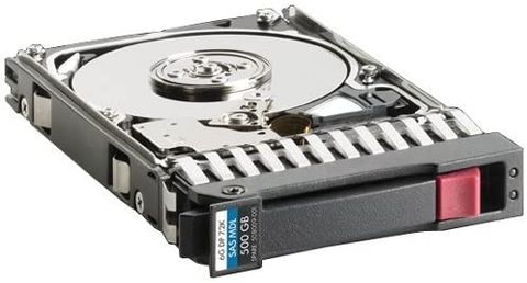 HPE 500GB 6G SAS 7.2K rpm SFF (2.5-inch) Dual Port Midline Hard Drive - 507610-B21