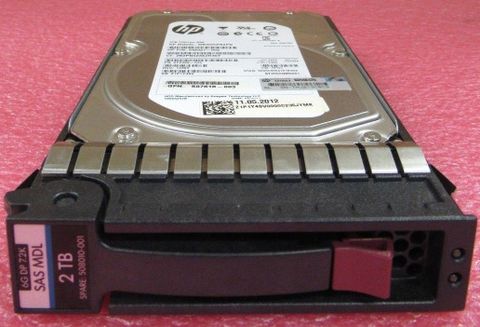 HP 2TB 6G SAS 7.2K rpm LFF (3.5-inch) Dual Port Midline Hard Drive- 507616-B21