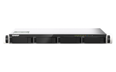 QNAP TS-435XeU-4G rackmount 4-bay NAS, supporting 2.5GbE