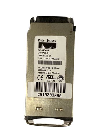 Cisco 1000BASE-SX Giga Interface Converter GBIC Module - WS-G5484