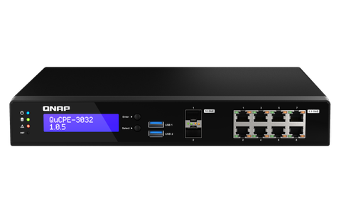 QNAP QuCPE-3032-C3558R-8G Network Virtualization Premise Equipment