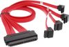 Cable SFF 8484 to 4sata 1m - 5E32A02-4K-X100