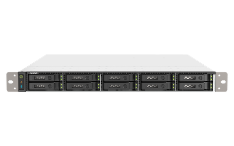 QNAP TS-h1090FU-7232P-64G 1U high-density U.2 NVMe PCIe Gen 4 NAS
