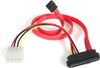 SAS HD CABLES SAS29F-SATA7F*2 (50cm) + power cables, Dual host to Drive cable - G5E29A10-2