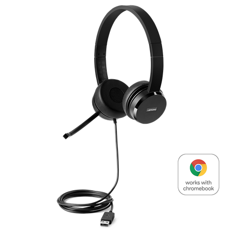 Lenovo 100 Stereo USB Headset - 4XD0X88524