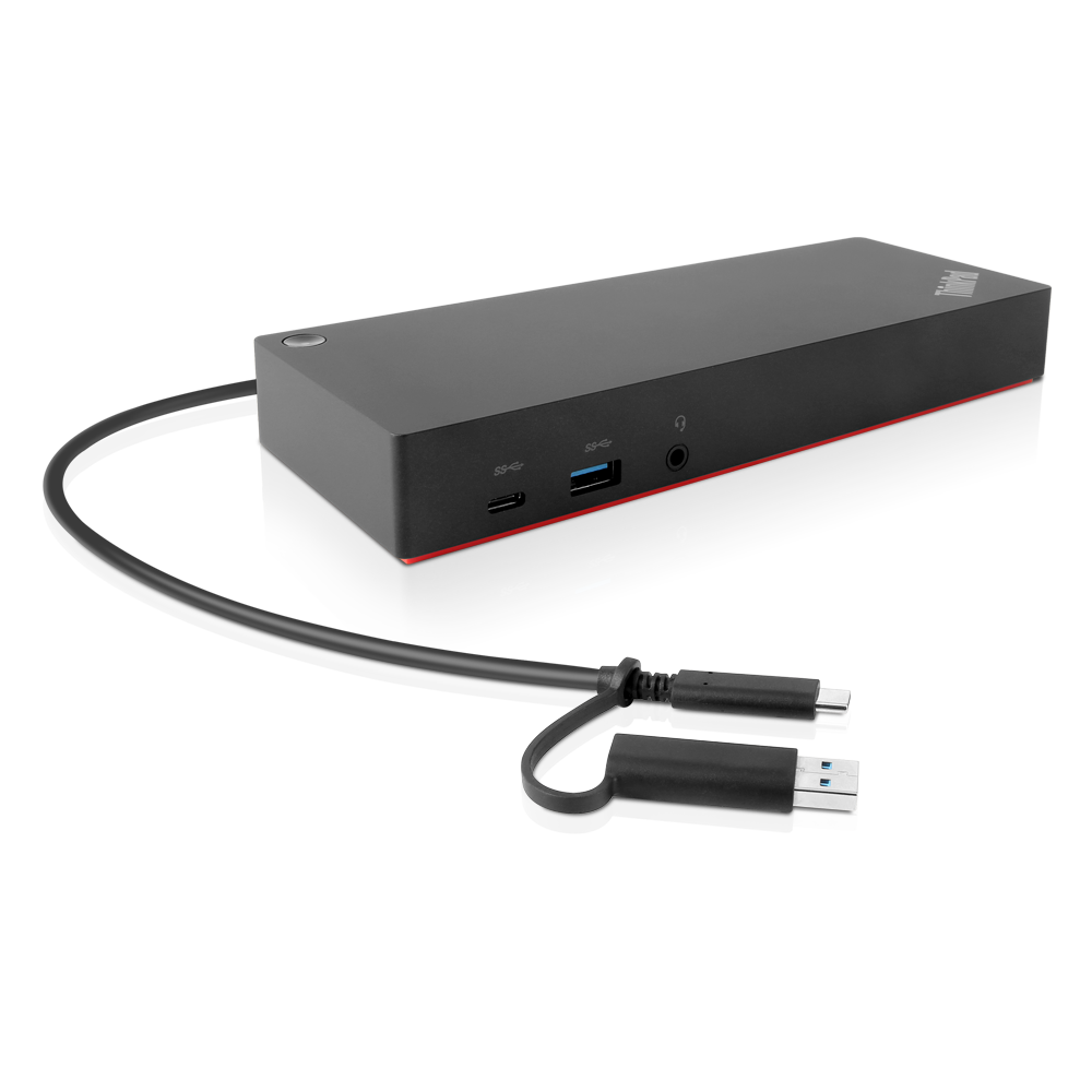Lenovo ThinkPad Hybrid USB-C With USB-A Dock, I/O Ports: 1x USB-C  Data 5v 3a Power 3x Usb 3 1 Gen2 10 Gbps 1 Always On 2x Usb 2 0 Video Ports A231963603