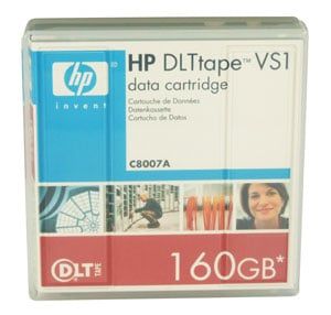 HP DLTtape VS1 160GB Data Cartridge - C8007A