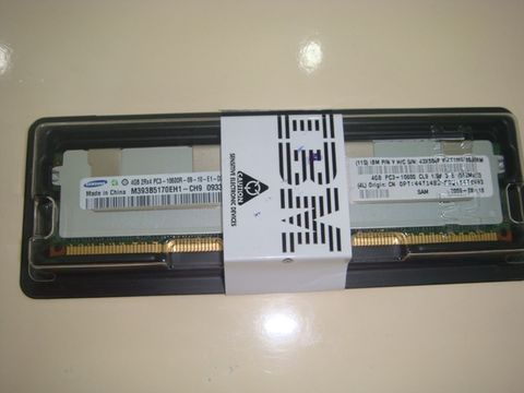 IBM 1GB (2x512MB PC2-5300 CL5 ECC DDR2 Chipkill FBDIMM 667MHz) - 39M5782