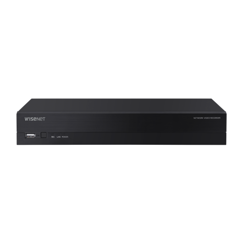 Hanwha-Wisenet 8CH 5MP NVR with PoE Switch - LRN-810S