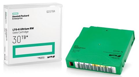 HPE LTO-8 Ultrium Data Cartridge 12TB Native/ 30TB Compressed - Q2078A