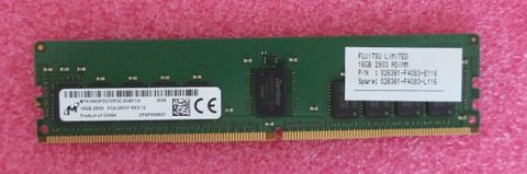 Fujitsu 16GB 2Rx8 DDR4-2933 PC4-23400 REG ECC Server Memory  - S26361-F4083-L116