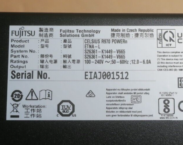 Fujitsu R970 Fujitsu Workstation CELSIUS R970 ATI Phân phối Lenovo Thinkpad