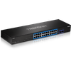 TRENDnet 24-Port Gigabit Switch with 2 x 10G SFP+ Slots - TEG-30262