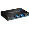 TRENDnet 14-Port Gigabit Managed Layer 2 SFP Switch with 2 Shared RJ-45 Ports - Tl2-FG142