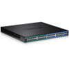 TRENDnet 48-Port Gigabit POE+ Managed Layer 2 Switch with 4 shared SFP slots -  TL2-PG484
