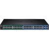 TRENDnet 48-Port Gigabit POE+ Managed Layer 2 Switch with 4 shared SFP slots -  TL2-PG484