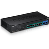 TRENDnet 10-Port Gigabit Web Smart PoE+ Switch - TPE-082WS