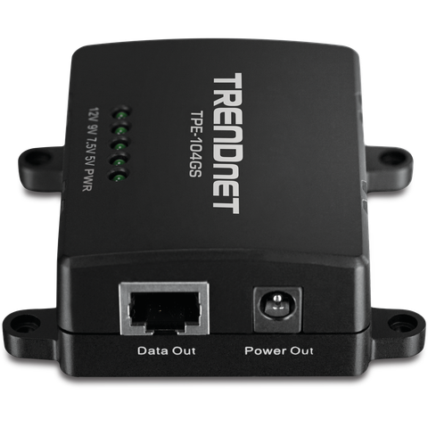 TRENDnet Gigabit Power over Ethernet (PoE) Splitter  - TPE-104GS