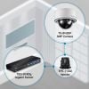 TRENDnet Indoor / Outdoor 3MP H.265 Motorized Dome Network Camera - TV-IP420P