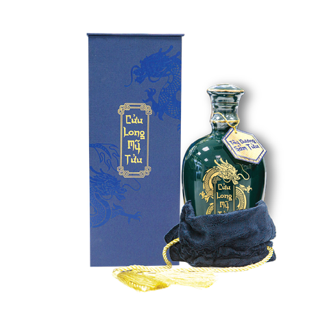 Tây Dương Sâm Tửu - Hộp quà túi nhung | Bình sứ Bát Tràng (500ml & 700ml)