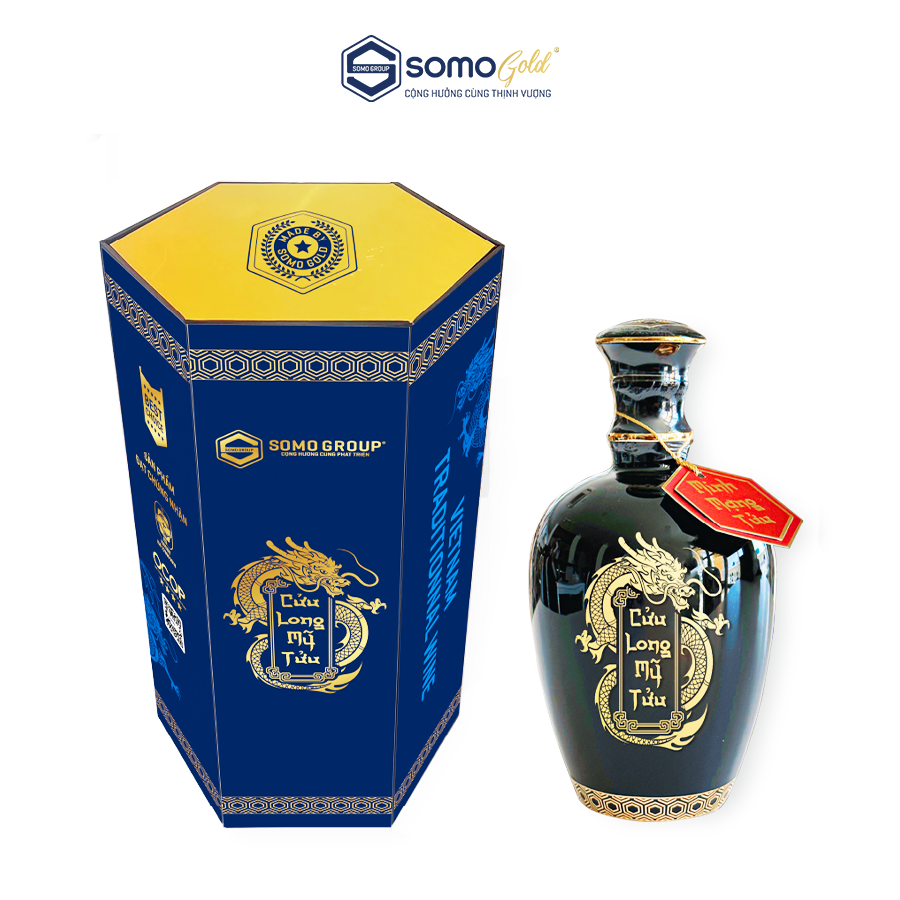  Minh Mạng Tửu - Hộp quà lục giác | Bình sứ Bát Tràng (500ml & 700ml) 