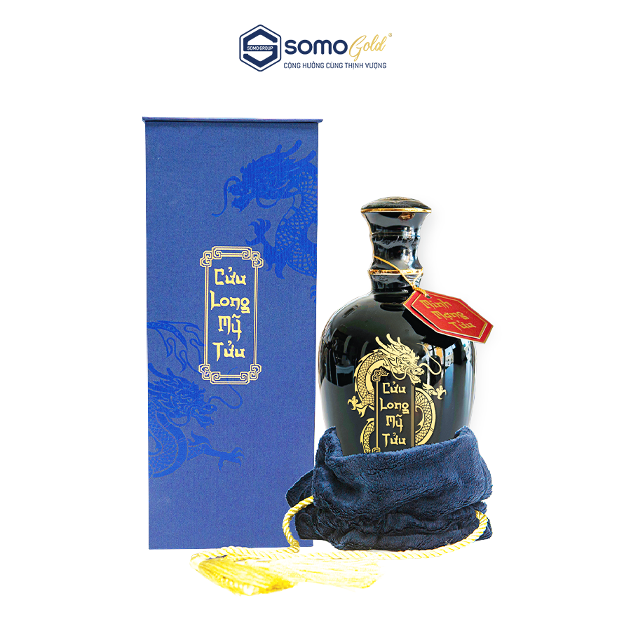  Minh Mạng Tửu - Hộp quà túi nhung | Bình sứ Bát Tràng (500ml & 700ml) 