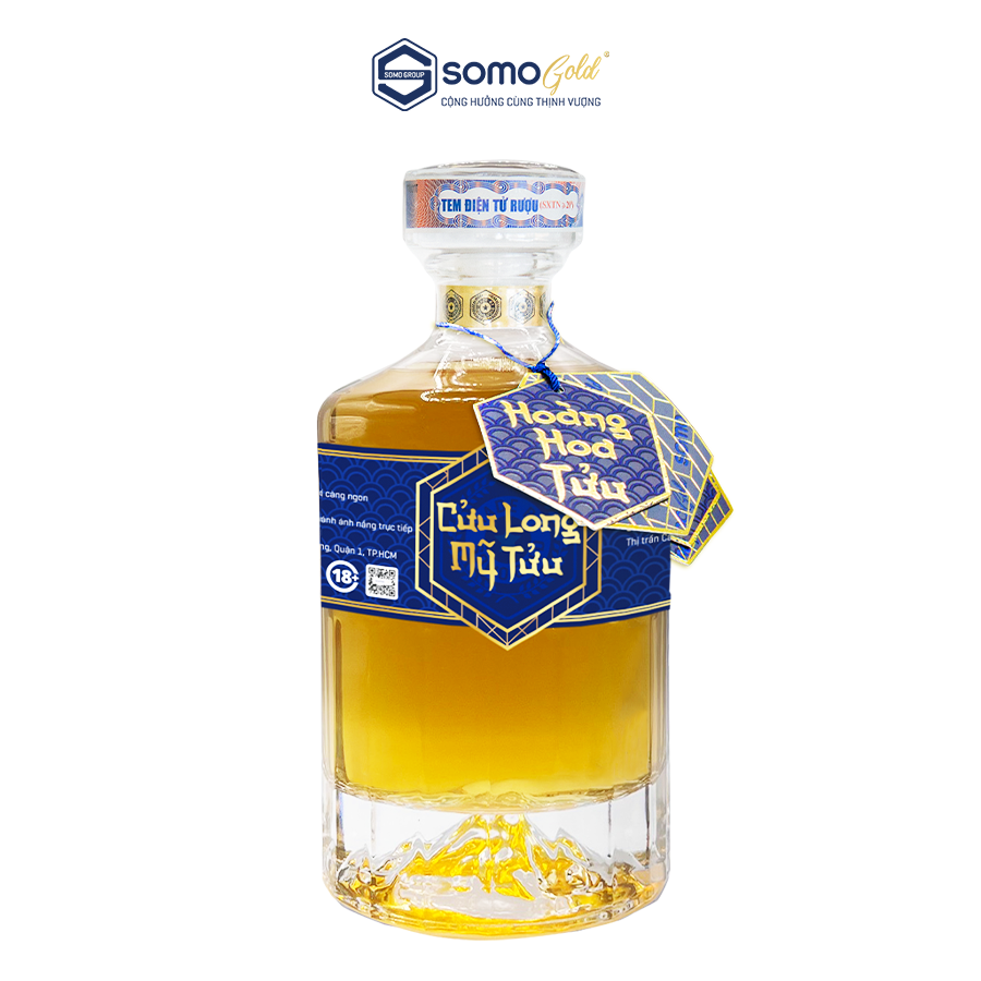 Hoàng Hoa Tửu | Chai thủy tinh 500ml