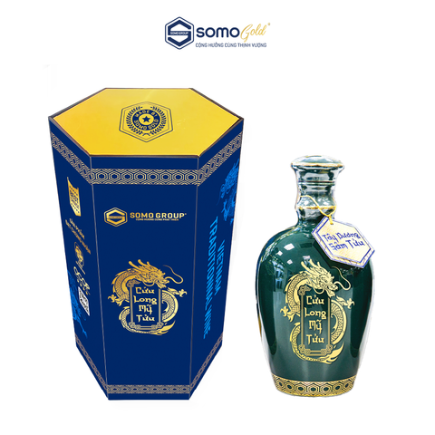 Tây Dương Sâm Tửu - Hộp quà lục giác | Bình sứ Bát Tràng (500ml & 700ml)