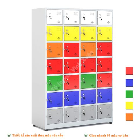 Tủ Locker 28 ngăn kiểu TU987-4K