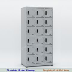 Tủ Locker 18 Ngăn Cánh - (Thanh Lý )