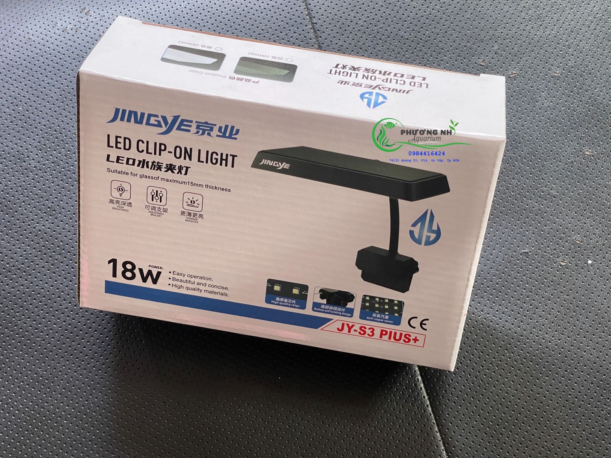 Đèn kẹp JY S3 plus 18w