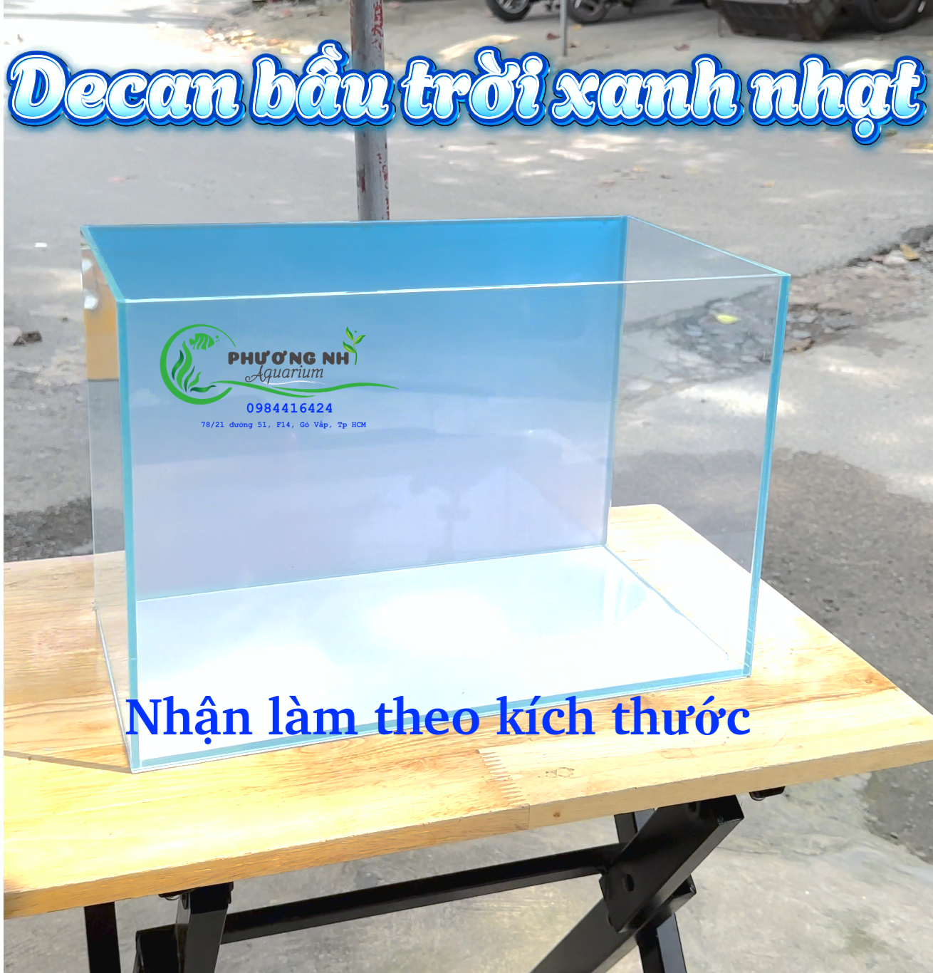 Decan bầu trời xanh nhạt ( blue sky)