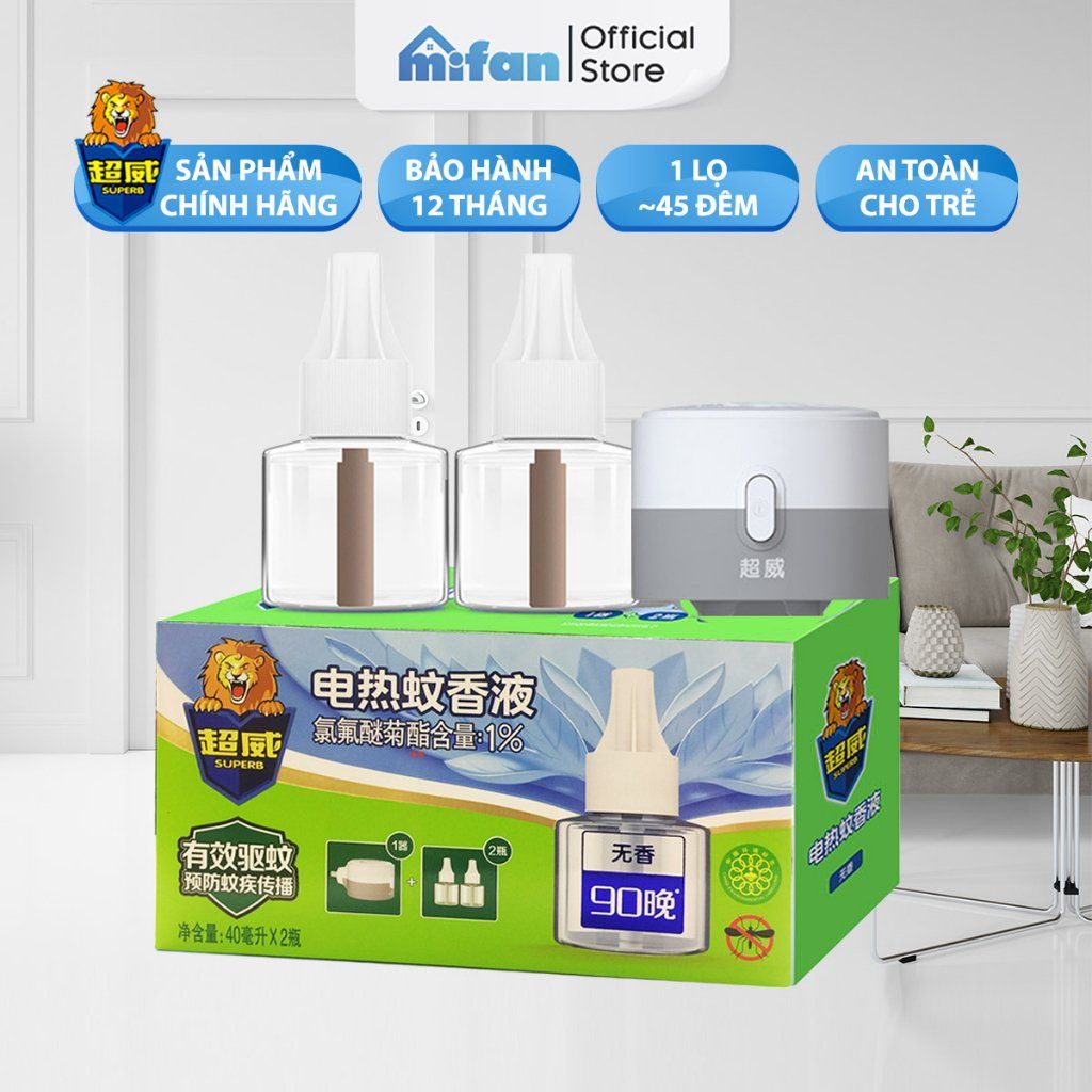 Máy xông tinh dầu đuổi muỗi Mifan Superb