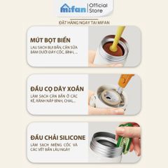 Cây cọ rửa bình nước chai lọ thông minh 3 trong 1 Mifan