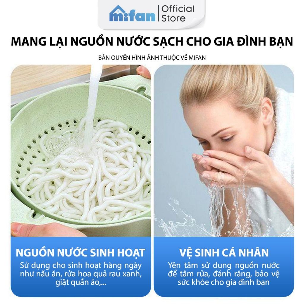 Lõi Lọc Gốm Sứ Ceramic Thay Thế Bộ Lọc Nước Đầu Vòi MIFAN