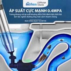 Súng Thông Tắc Bồn Cầu, Chậu Rửa Bát, Bồn Tắm