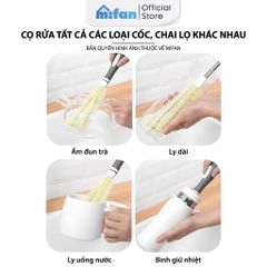 Chổi Cọ Rửa Bình Nước Chai Lọ Cán Dài Mifan