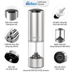 Máy Xay Tiêu Muối Tự Động Mifan Pepper Grinder
