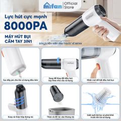 Máy Hút Bụi Cầm Tay Mini Không Dây 3 trong 1 Mifan CV103