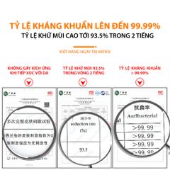 Miếng dán khử mùi giày tất, hôi chân hương chanh cực mạnh Mifan